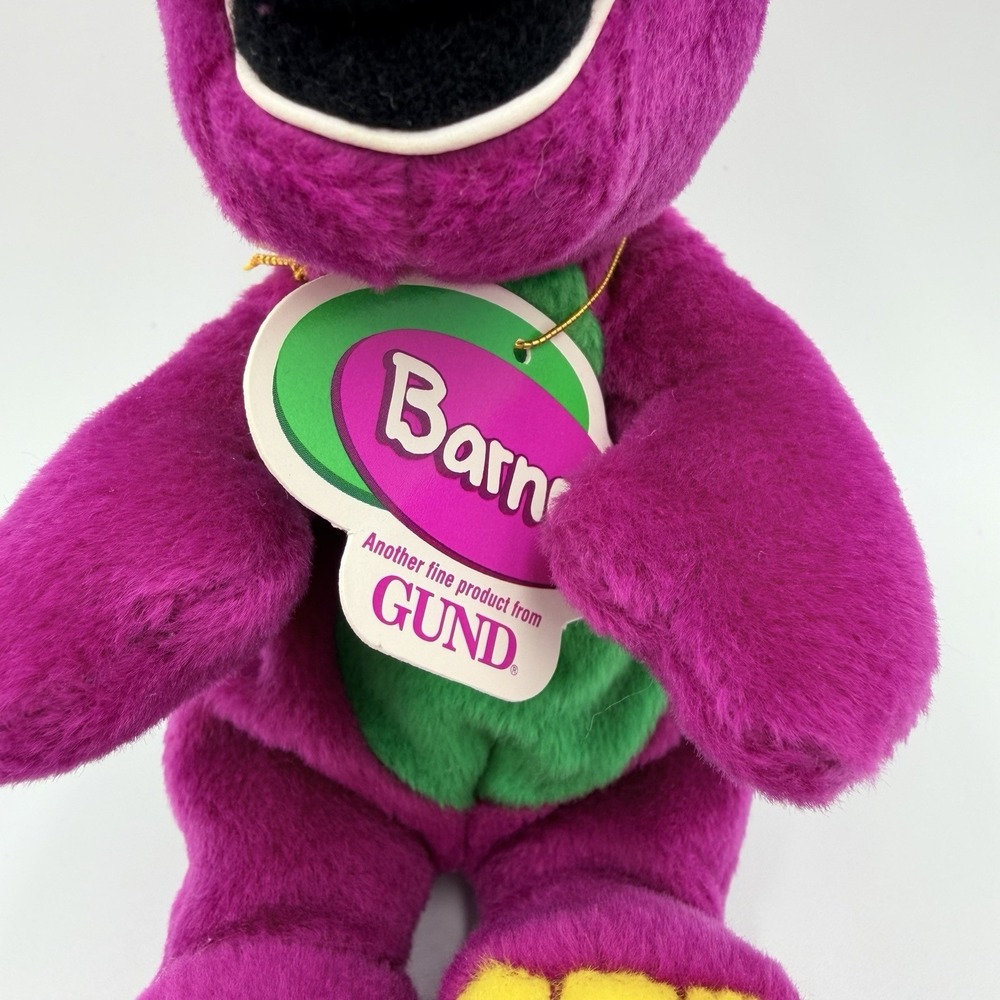 NWT Vintage 1997 Gund Lyons Group Barney Purple Dinosaur Plush Stuffie 90s Y2K - Picture 3 of 8